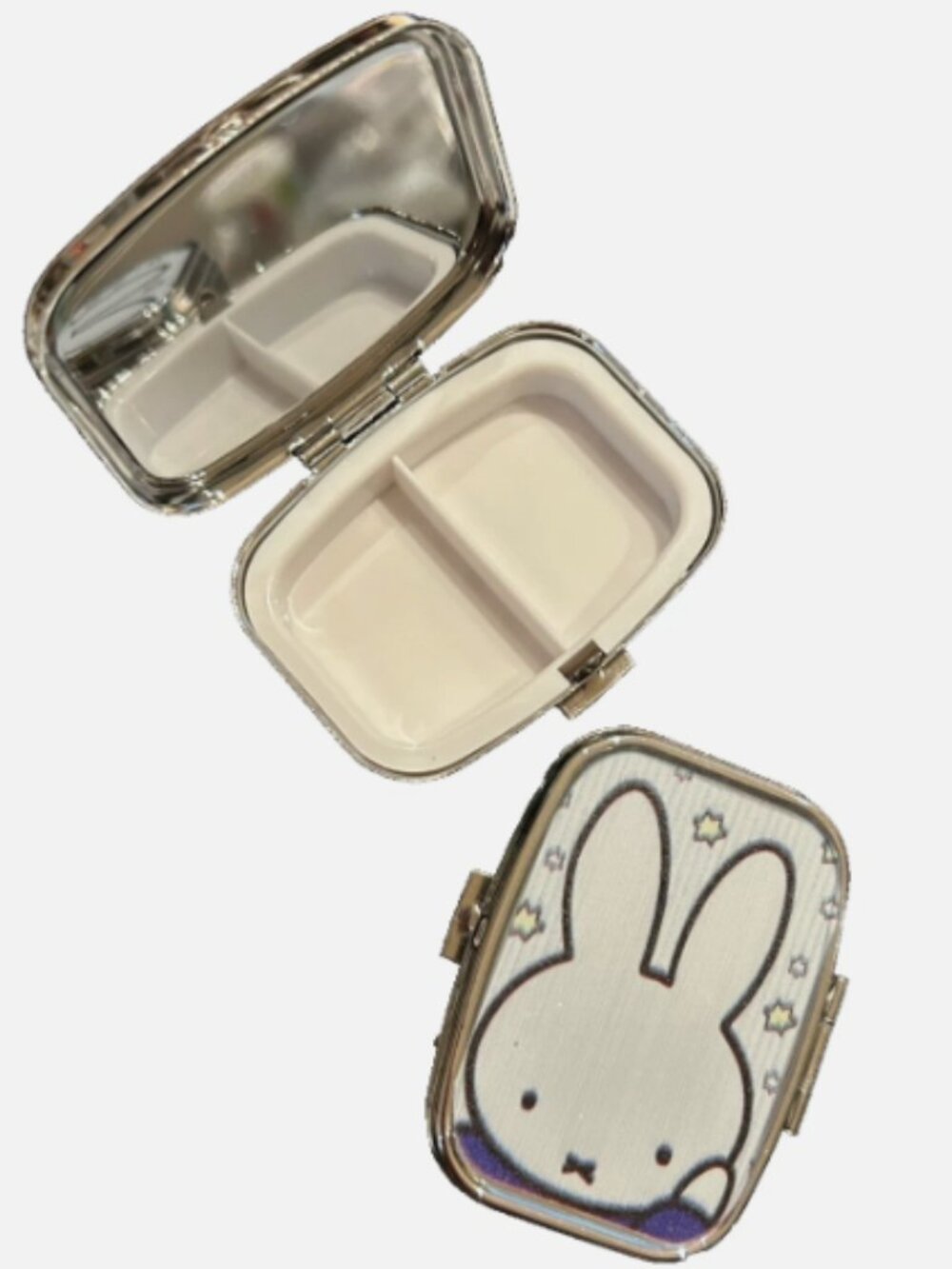Miffy Style Pill Box Mini Medicine Vitamin Jewelry Candy Storage Organizer Case